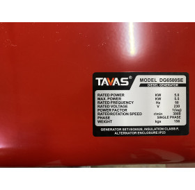 Генератор дизельний 5,5кВт Tavas Silent DG6500SE