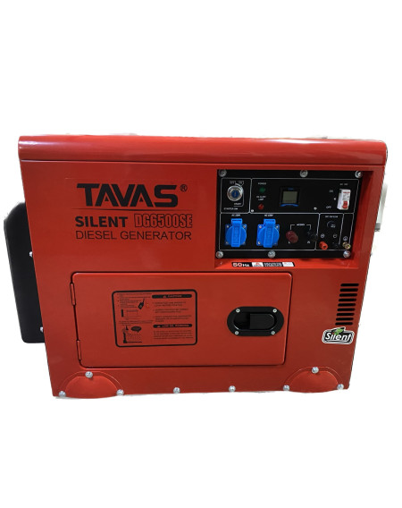 Генератор дизельний 5,5кВт Tavas Silent DG6500SE