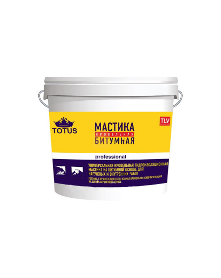 Мастіка бітумна ГІДРОІЗОЛЯЦІЯ TOTUS (0,9кг) (шт.)