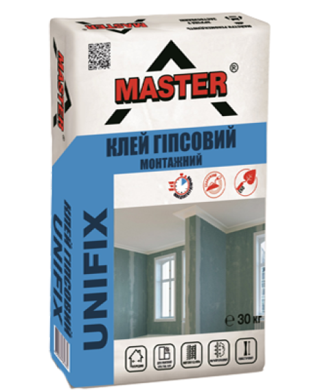 Клей для гіпсокартону Master Unifix 30кг (Перлфікс)