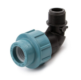  Коліно з зовнішньою різьбою SantehPlast 32х3/4"