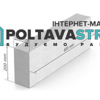 Газобетон 600х200х100мм