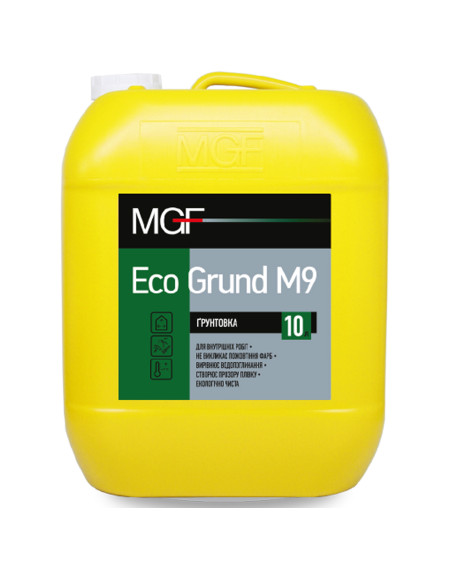Грунтовка для внутрішніх робіт MGF ECO GRUND M9 10л