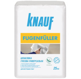 Гіпсова шпаклівка KNAUF FUGENFULLER (КНАУФ ФЮГЕНФЮЛЛЕР) 25кг для швів 