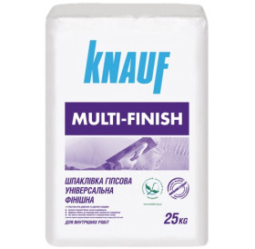 Гіпсова шпаклівка KNAUF MULTIFINISH (КНАУФ МУЛЬТІФІНІШ) 25кг