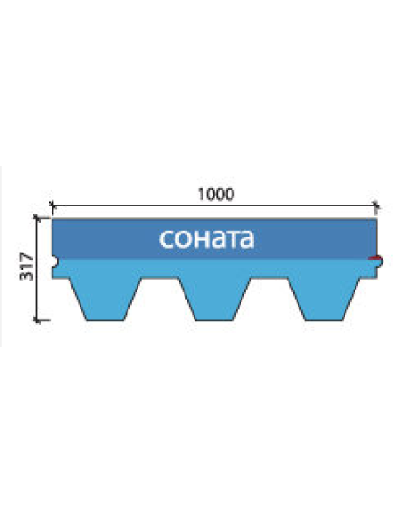 Бітумна черепиця SHINGLAS ФІНСЬКА СОНАТА Сірий