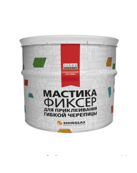 Мастика для бітумної черепиці ТЕХНОНІКОЛЬ №23 ФІКСЕР 3,6кг