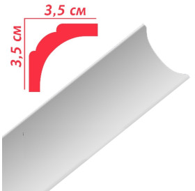 Багет стельовий PREMIUM DEKOR PB2/35х35мм