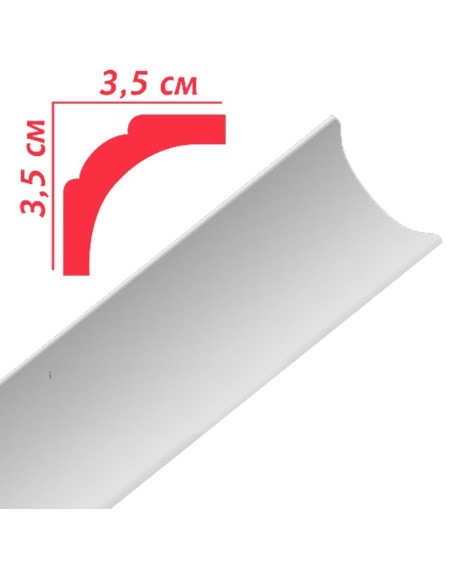 Багет стельовий PREMIUM DEKOR PB2/35х35мм