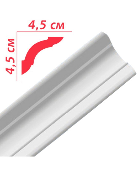 Багет стельовий PREMIUM DEKOR PL45/45х45мм