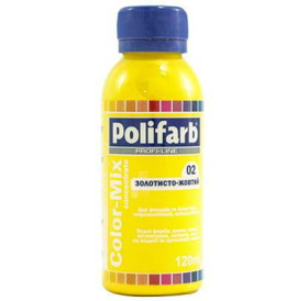 Барвник COLOR-MIX "POLIFARB" №02 золотисто-жовтий 120 мл