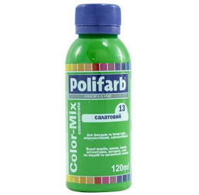 Барвник COLOR-MIX "POLIFARB" №13 салатовий 120 мл