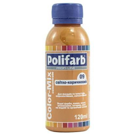 Барвник COLOR-MIX "POLIFARB" №09 світло-коричневий 120 мл