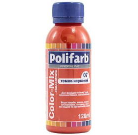 Барвник COLOR-MIX "POLIFARB" №07 темно-червоний 120 мл