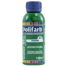 Барвник COLOR-MIX "POLIFARB" №27 зелений 120 мл
