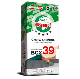 Клей для пінопласту ANSERGLOB BCX 39 (АНСЕРГЛОБ ВСХ 39) 25кг