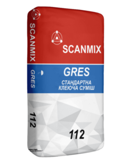 Клей для плитки SCANМIX GRES 112 (СКАНМІКС ГРЕС) 25кг