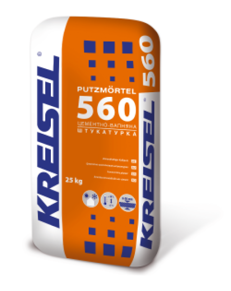 Цементно-вапняна штукатурка KREISEL PUTZMÖRTEL 560 (КРАЙЗЕЛЬ) 25кг 