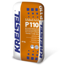 Штукатурка декоративна "короїд" KREISEL P-110 зерно 2,0 мм (КРАЙЗЕЛЬ П-110) 25кг