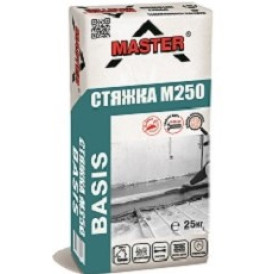 Стяжка для підлоги армована MASTER BASIS М250 (МАЙСТЕР БАЗИС) 25кг