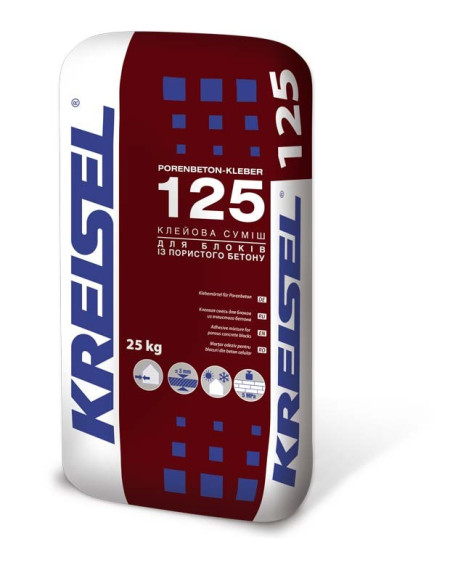 Клей для газобетону KREISEL-125 (КРАЙЗЕЛЬ-125) 25кг