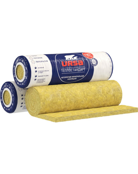 Утеплювач URSA GEO ТЕПЛОСТАНДАРТ 6560х1220х50ммх2шт. (16м²/рулон)